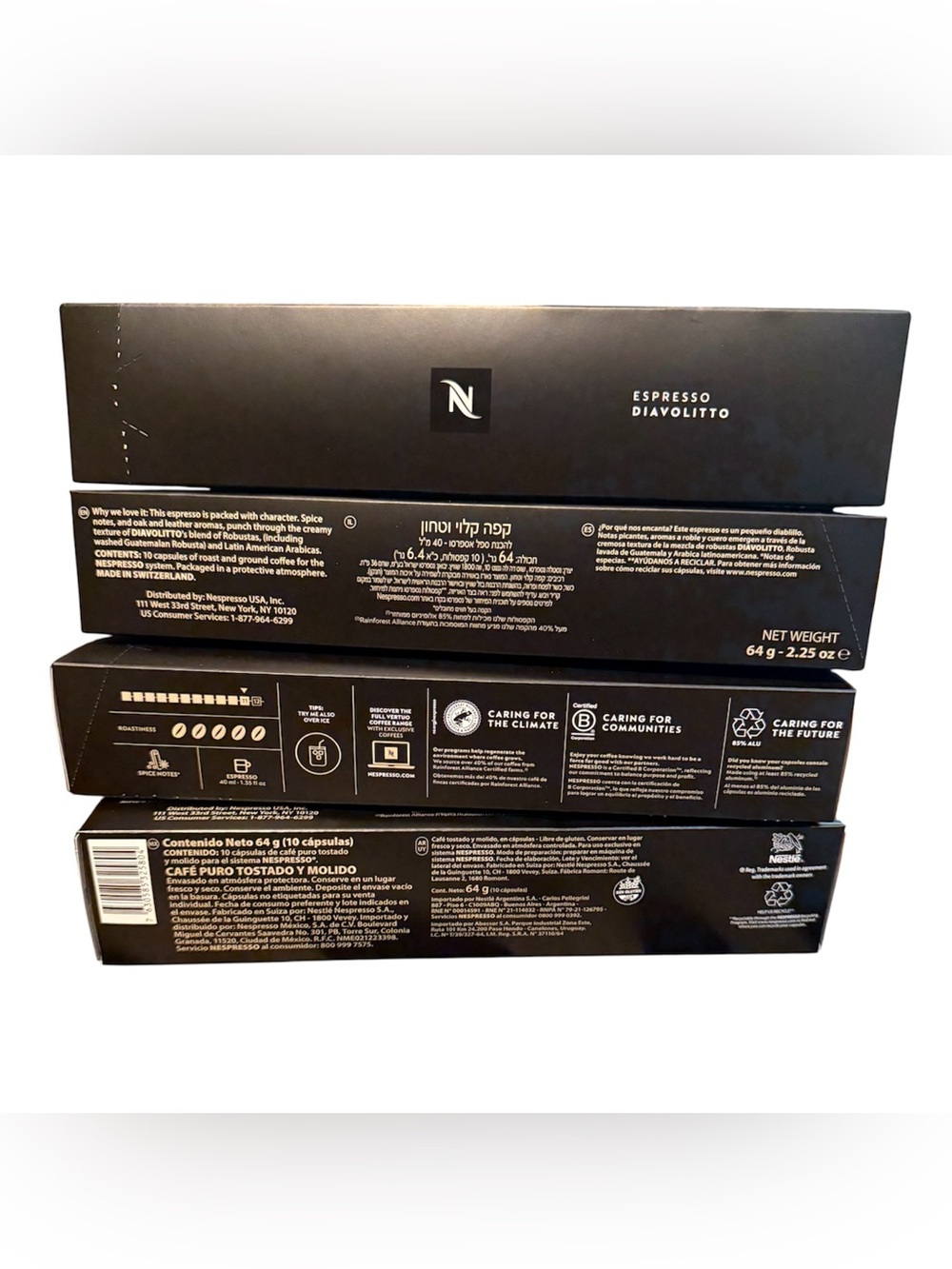 Nespresso VertuoLine Espresso, Diavolitto, New in Box 50 Count BB 5/31/26 - Picture 2 of 10